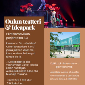 Reissu Oulun kaupunginteatteriin sekä Ideaparkiin (260428)