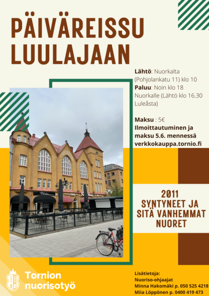 Päiväreissu Luulajaan 10.6.