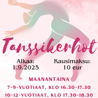 Tanssikerhot Nuorisotalo Nuorkalla