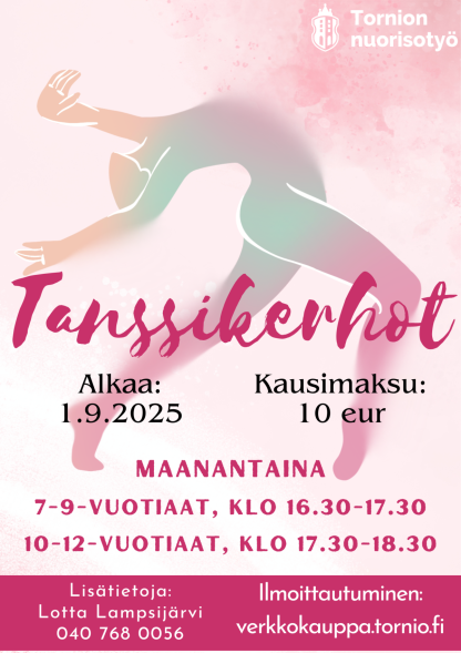 Tanssikerhot Nuorisotalo Nuorkalla