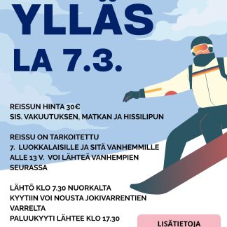 Laskettelureissu Ylläkselle La 7.3.2026