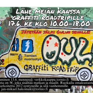 Graffiti Roadtrip Ouluun 17.6.2026