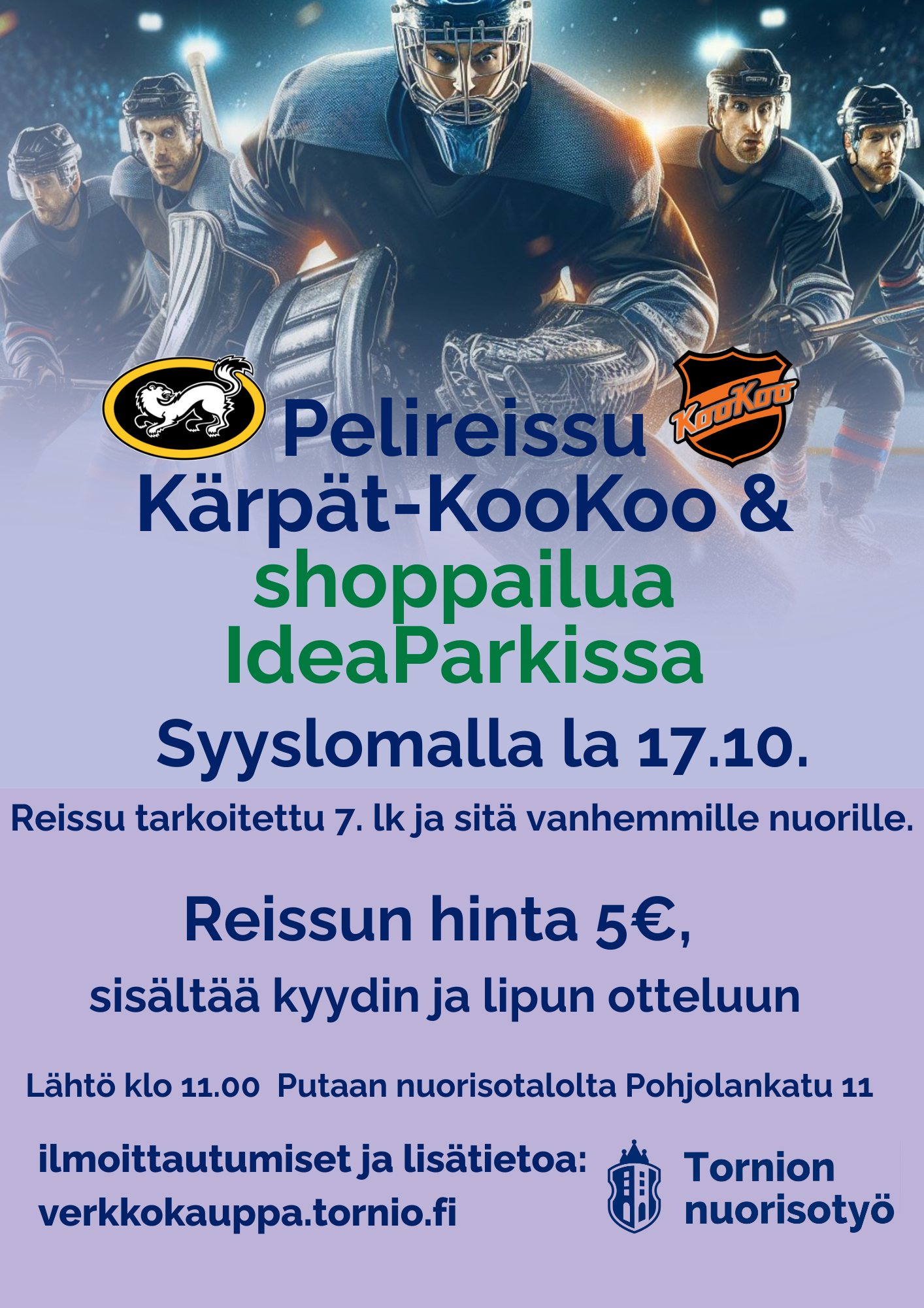 Shoppailu IdeaParkissa & Kärppä-peli